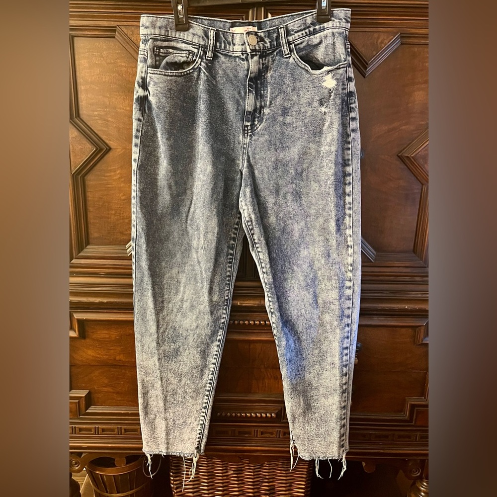 SO acid/mineral wash mom jeans. Size 13/31.  Like new condition.
